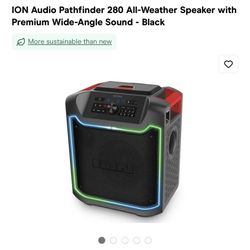 ION Audio pathfinder Bluetooth Speaker 