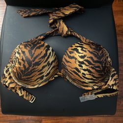 Beautiful Tiger Print Victoria’s Secret Swim Top