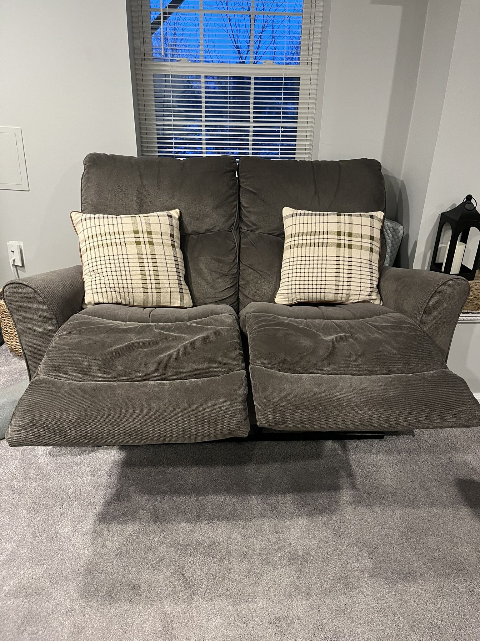 FREE Reclining Couch & Loveseat Set