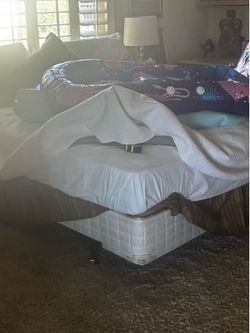 King size bed.