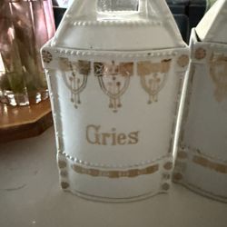 Vintage Kitchen Canisters 