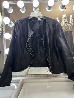 Black Polyester Jacket 