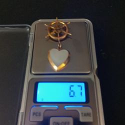 US Navy Heart Pendant Locket