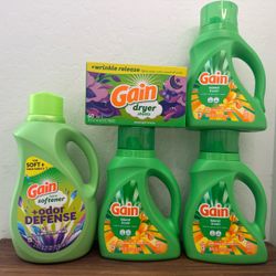 Gain laundry detergent bundle