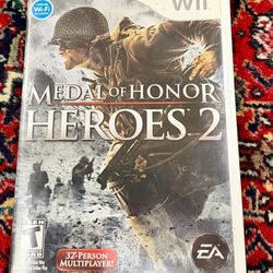 WII MEDAL OF HONOR HEROES 2. NINTENDO VIDEO GAME