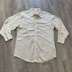 Brooks Brothers Regent Polo Shirt Non-Iron Plaid Button Down LS 16 1/2-2/3