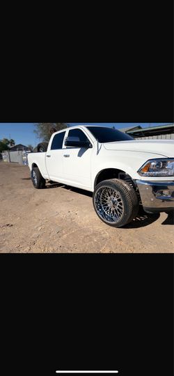 Dodge ram wheels and tires 🔥🔥