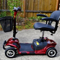 NEW Power Scooter, Mobility 4 Wheel Motorized Power Scooter !