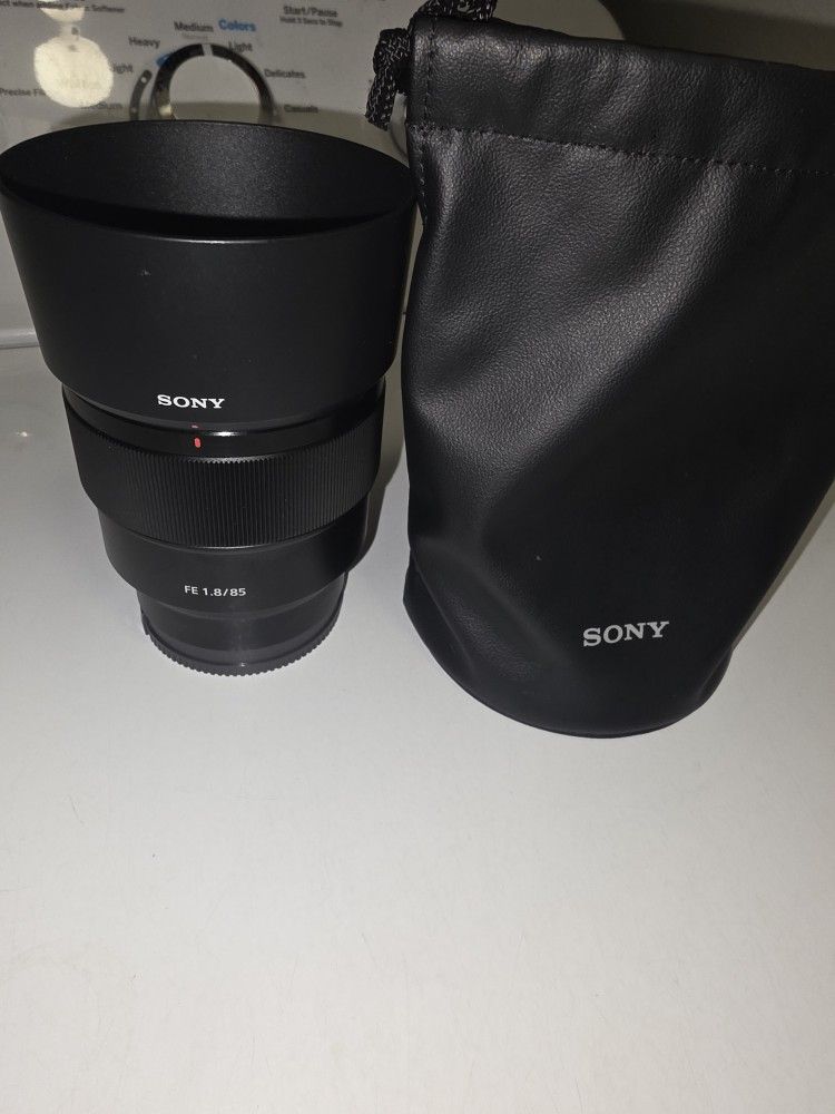 Sony SEL85F18 85mm F/1.8-22 Medium-Telephoto Fixed Prime Camera Lens