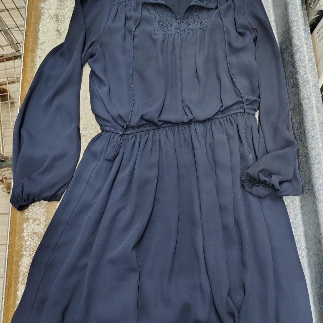 White House Black Market Drop Waist Blouson Dress, size 6