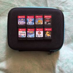 8 Nintendo Switch Games With Game Case That Has 64 Slots
