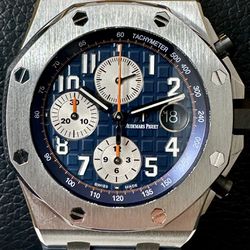 Royal Oak Offshore Blue Dial Chronograph Size 42 Box/Papers  