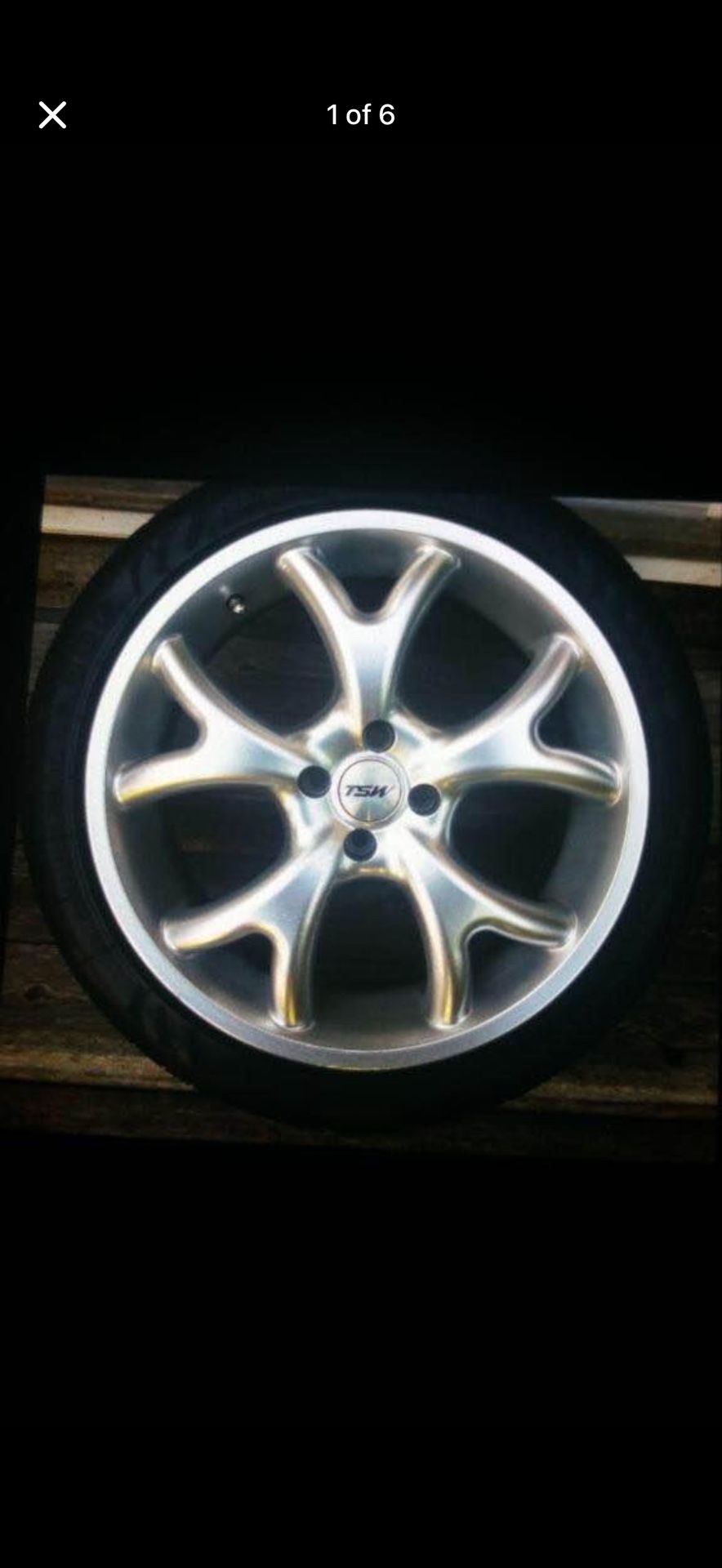 Like New 18 Inch Rims And Tires 225/40/ R18 4 Lug