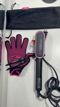 TYMO Ring Straightening hair Brush Black/Pink