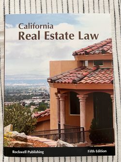 California Real Estate Law Textbook Fifth Edition