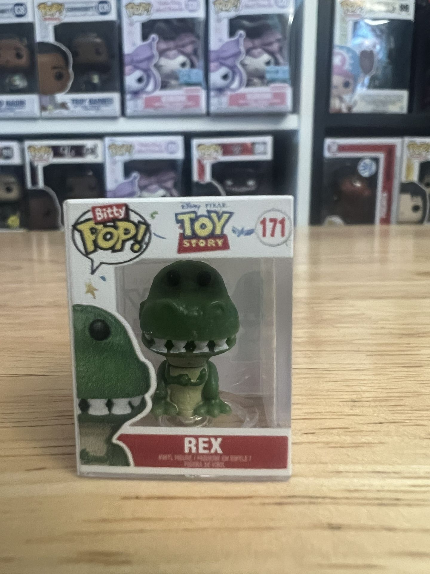 BITTY Rex Toy Story Funko Pop #171 Movies Disney Pixar Animation Dinosaur T-Rex