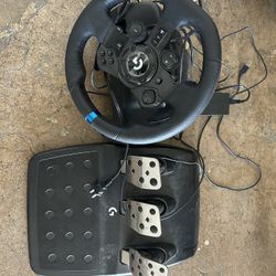 G923 Racing wheel and pedals