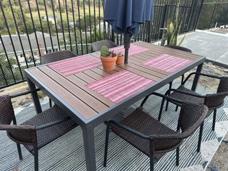 Outdoor Table (Modern And Weather-friendly)