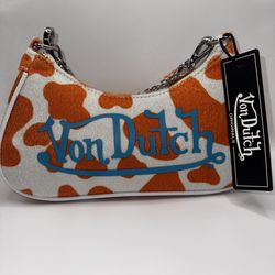 Von Dutch Cow Print Bag New
