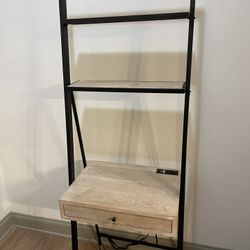 Wall Desk W Shelves