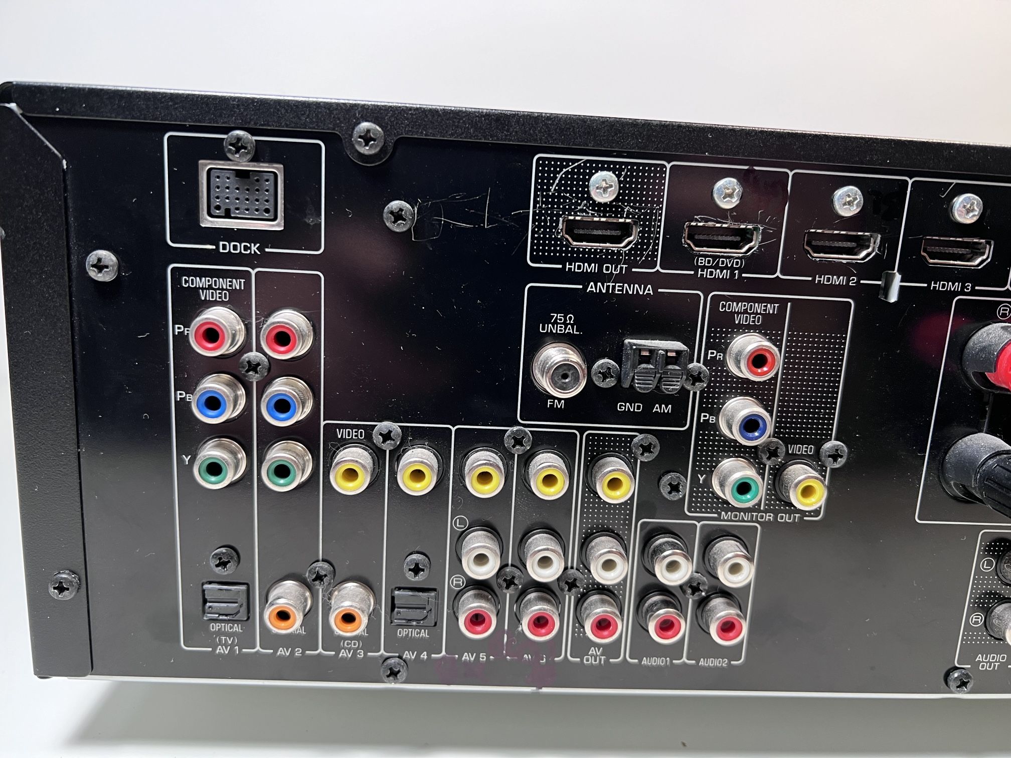 YAMAHA RXV465 5.1 AV Receiver YAMAHA RECEIVER Natural Sound 270W 4