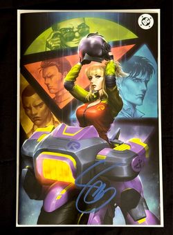 ABSOLUTE BATMAN #20 Kendrick Kunkka Lim-Virgin Foil-Signed by Scott Snyder-w/COA
