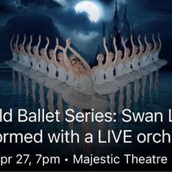 World Ballet Series: Swan Lake Performed with a LIVE orchestra 