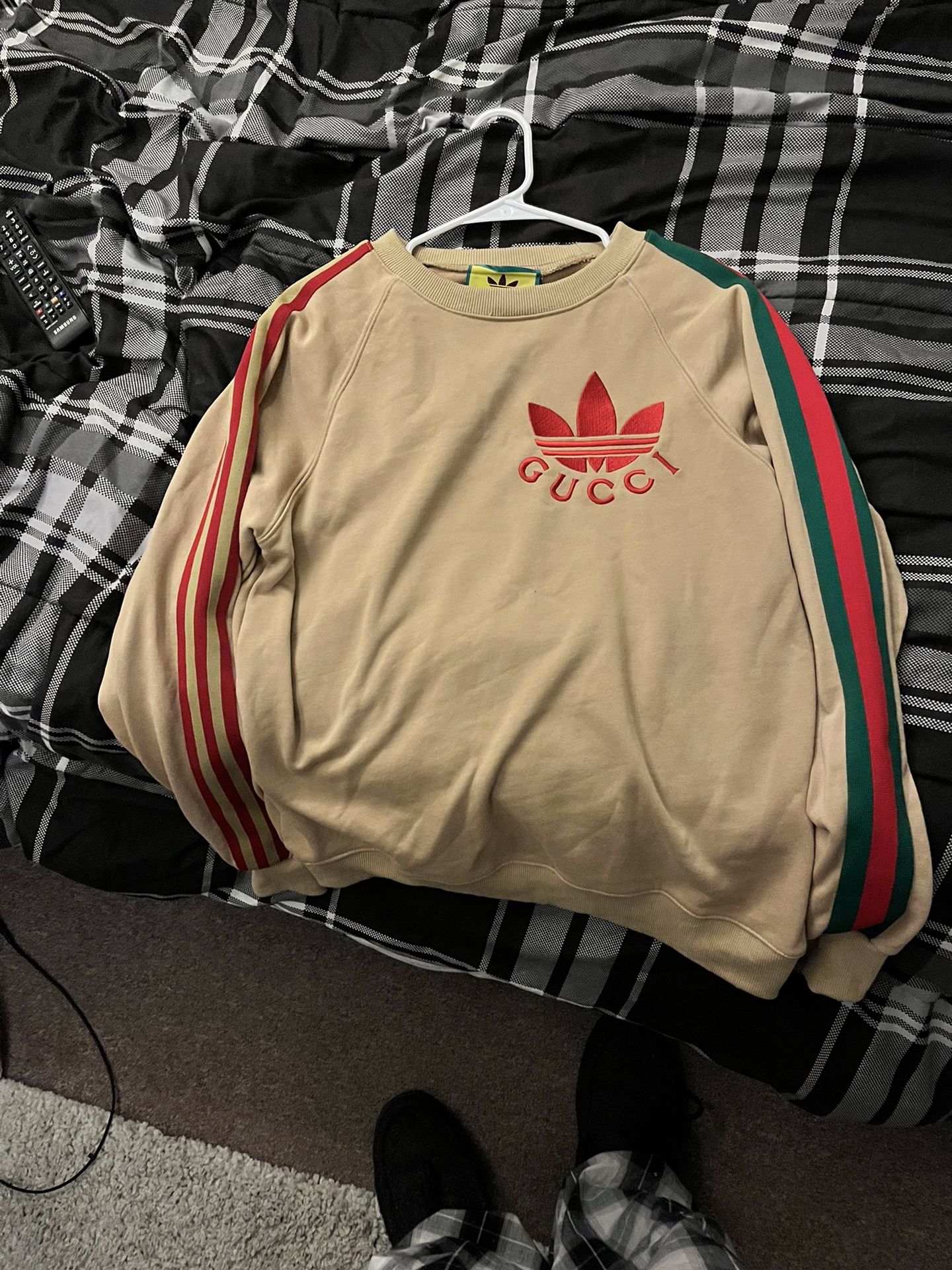 Adidas x Gucci cotton jersey sweatshirt