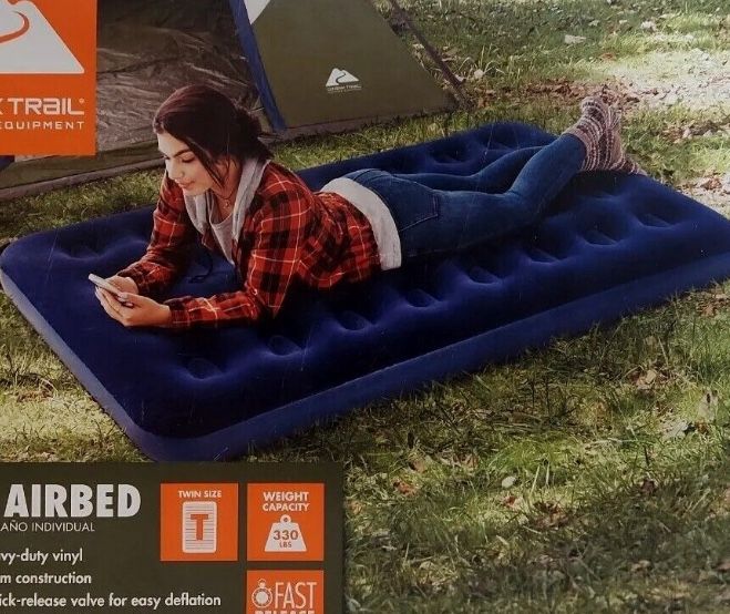 Twin Air Mattress -blue Ozark
