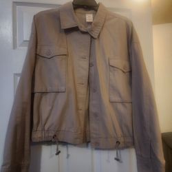 Beige Women's Light Weight Jacket