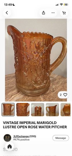 Amber Rose pitcher and a cup