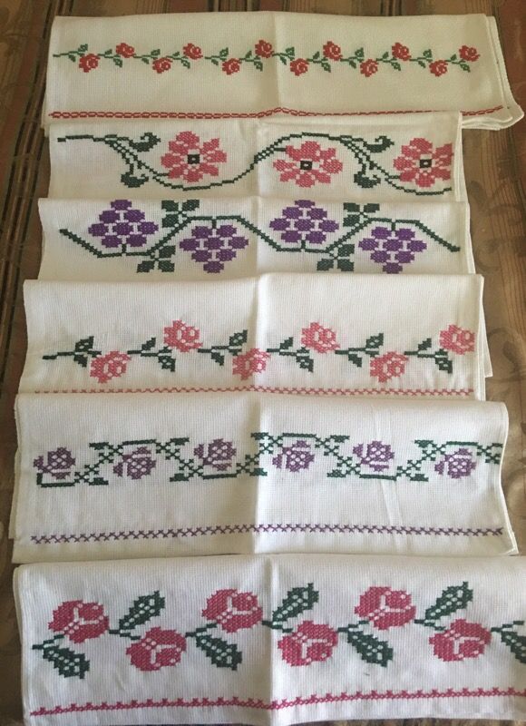 bordados de servilletas a mano