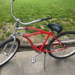 Red Cruiser Bike 
