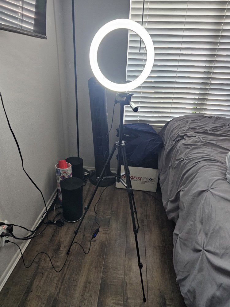 Led Ring Light Influencer With Stand Usb Plug Multi Light Options