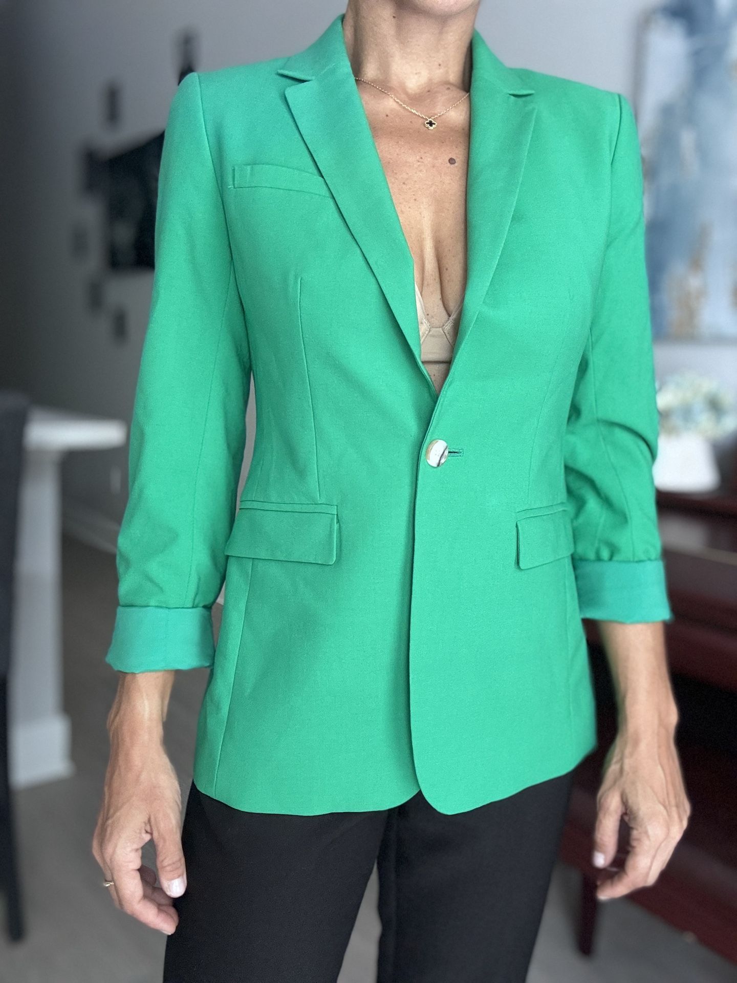 Green Sophisticated Blazer