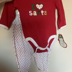Brand New Baby Christmas Clothing Set