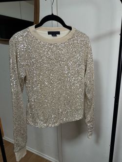 Sanctuary Sequin Knit Sweater