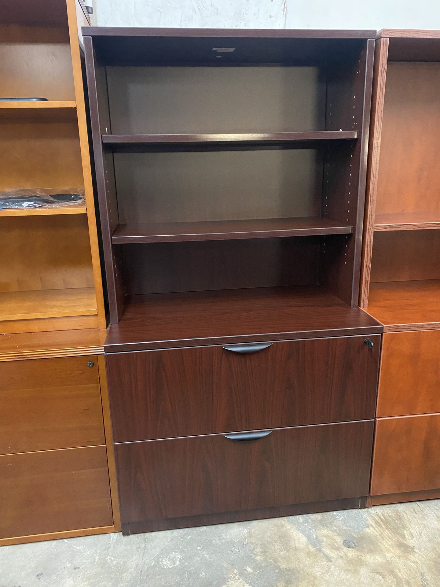 File Cabinet With Hutch