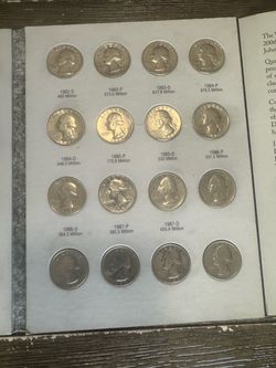 Álbun de cuartos de dólar completo