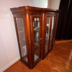 Wood Display Cabinet