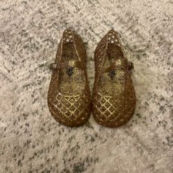 Jelly Button Up Flats 