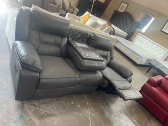 Leather sofa