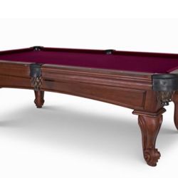 Pool Table Olhaulsen ( Free Delivery & Set Up & New Color Felt Of Your Choice )