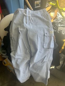 OBEY Shay Cargo Pinstripe Pant size 32 as is condtion