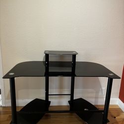 Glass Computer Desk/Furniture/Computer Table/ Work Desk/Office Desk