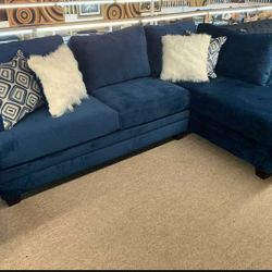 Jamba Navy RAF Chaise Sectional  /couch 999