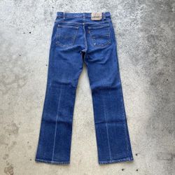 Vintage 80’s Levi’s 517 Orange Tab Blue Jeans