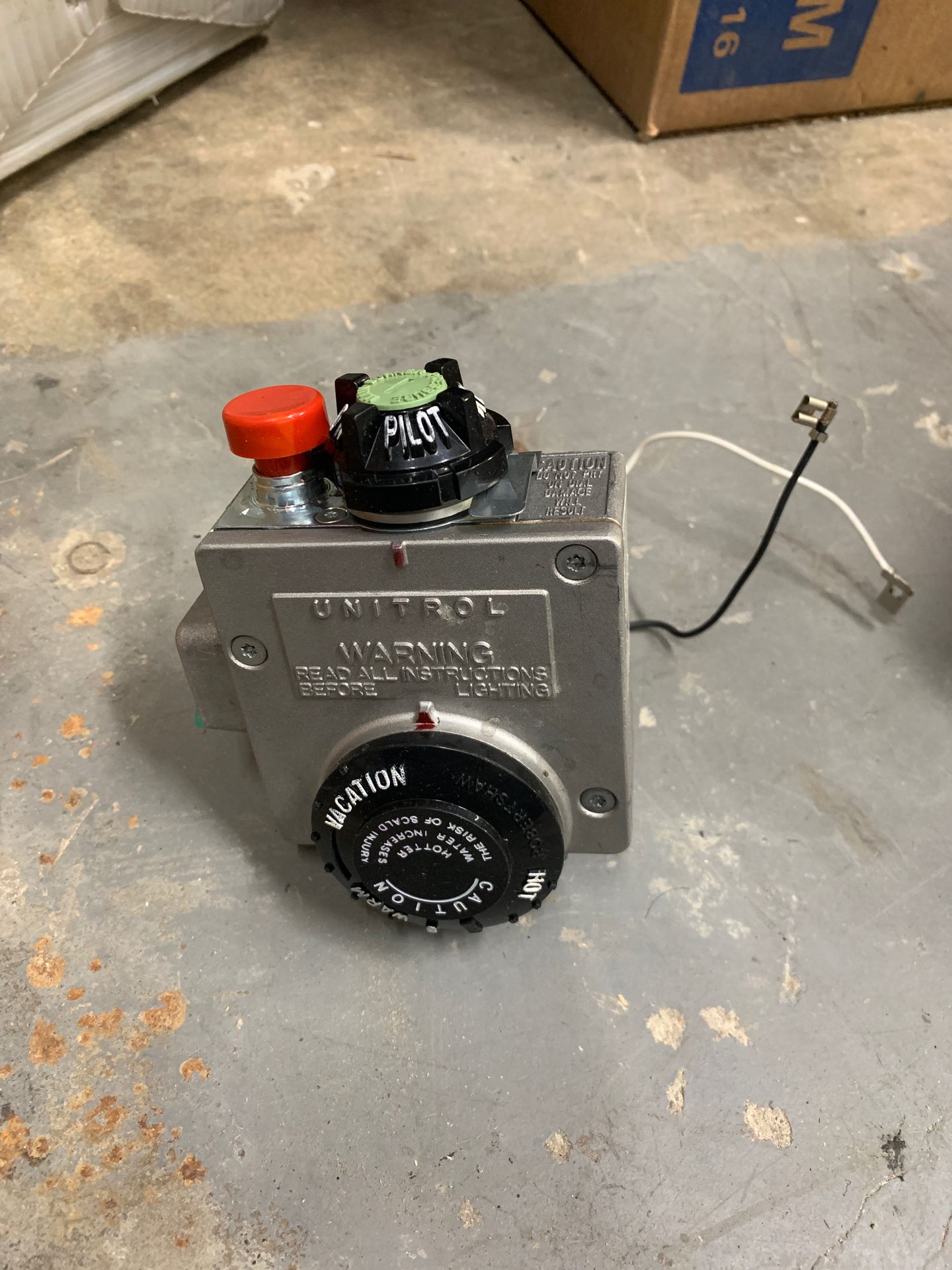 Water heater tune up kit and thermostat