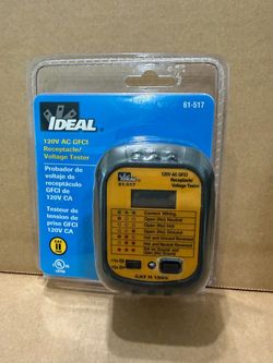 120 v AC GFCI RECEPTACLE VOLTAGE TESTER