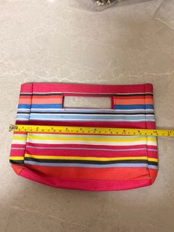 Small multicolor clutch purse